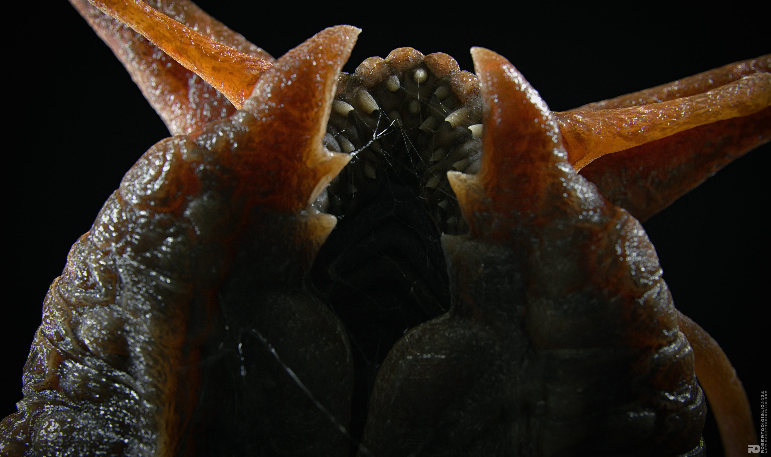 Limax Magnodentis — image 5: a carnivorous dog-sized slug with an armored mantle, creature design by Roberto Digiglio