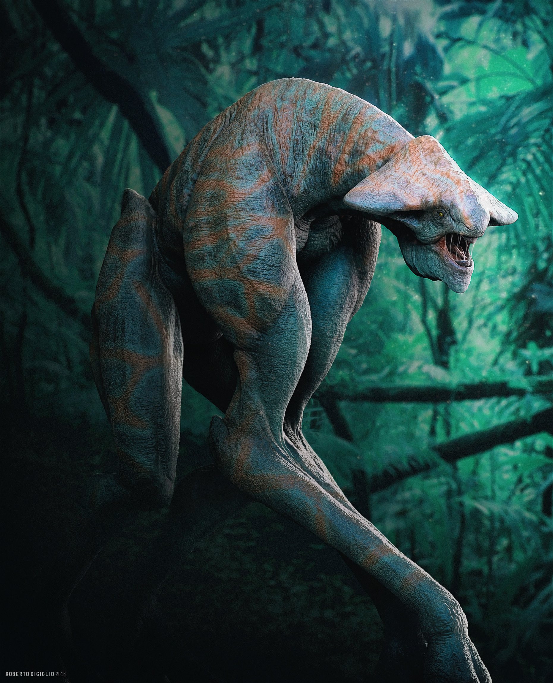 Long-legged Creature — a long-legged creature, creature design by Roberto Digiglio