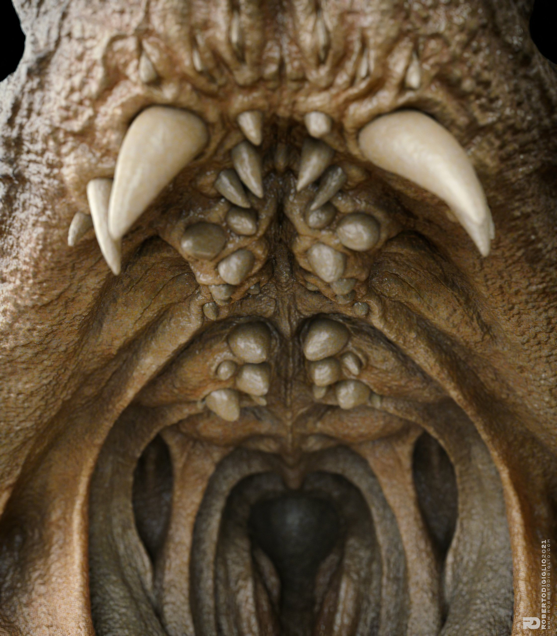 Teeth — image 4: a fictional fish inspired by fish taxidermy, creature design by Roberto Digiglio
